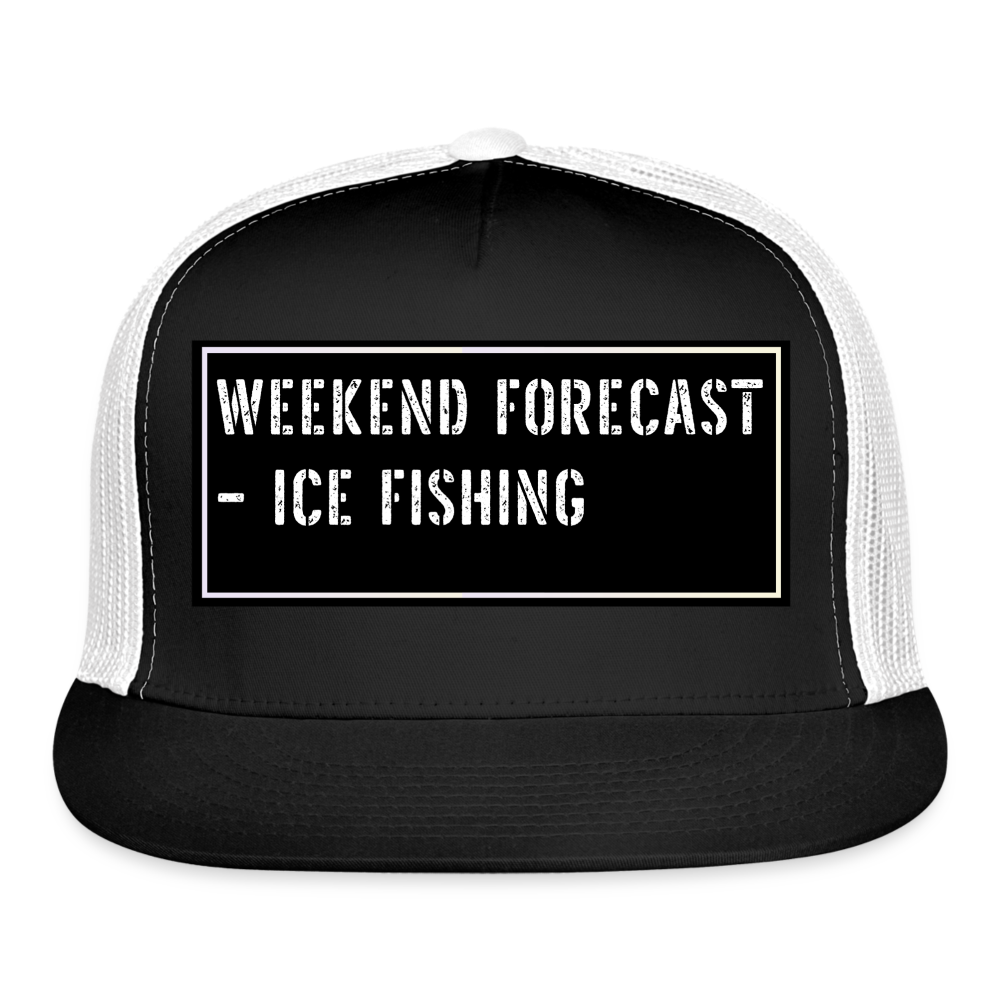 Fishing Hat Funny - black/white