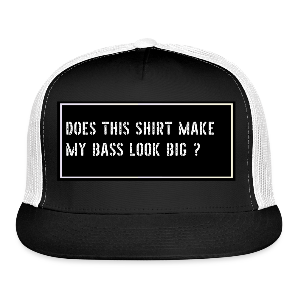 Fishing Hat Funny - black/white