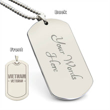 Load image into Gallery viewer, Vietnam Veteran Dog Tag