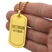 Load image into Gallery viewer, Vietnam Veteran Dog Tag