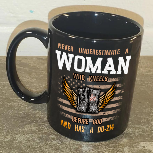 Veteran Woman Coffee Cup