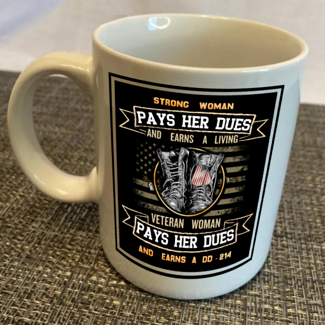 Veteran Woman Coffee Mug