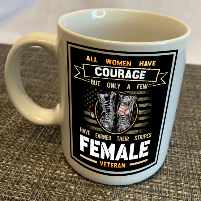 Female Veteran Coffee Mug