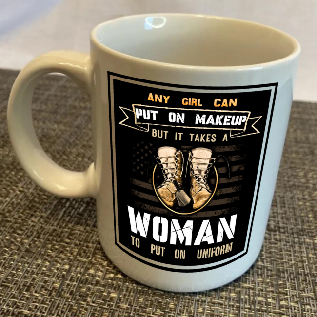 Female Veteran Coffee Mug
