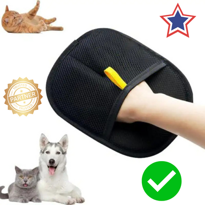 Pet Electrostatic Hair Removal Gloves – Two-Way Bristle Remover for Cat & Dog Hair