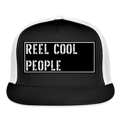 Funny Fishing Cap - black/white