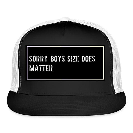 Fishing Hat Funny - black/white