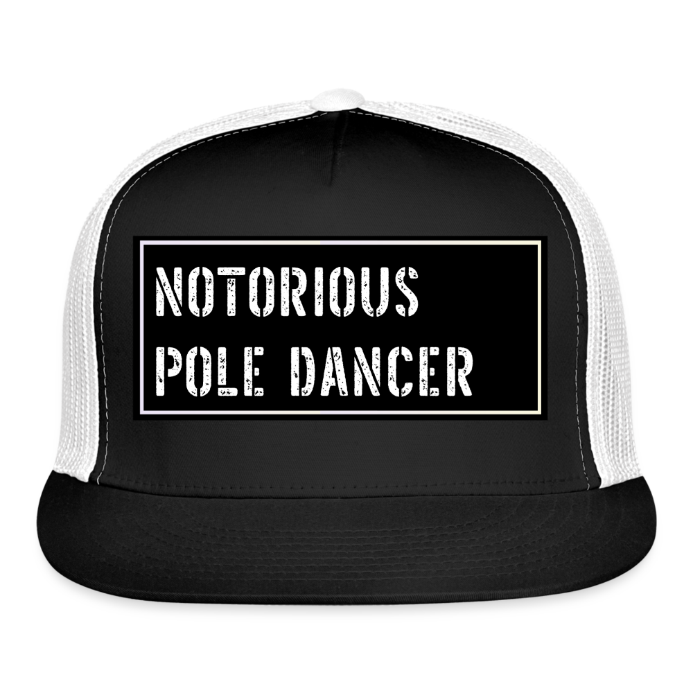 Fishing Trucker Hat Funny - black/white
