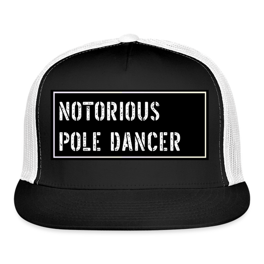 Fishing Trucker Hat Funny - black/white