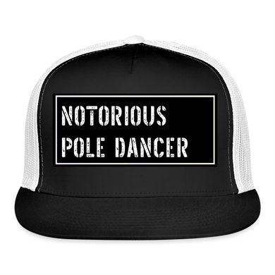 Fishing Trucker Hat Funny - black/white