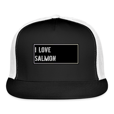 Funny Fish Hat - black/white