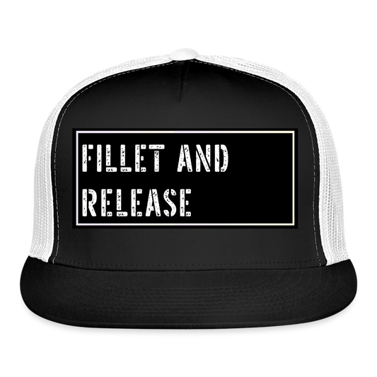 Fishing Cap Funny - black/white