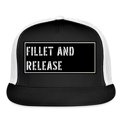 Fishing Cap Funny - black/white