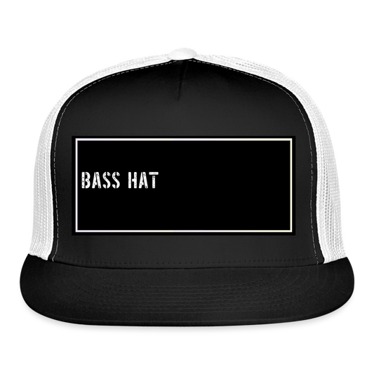 Funny Fishing Trucker Cap - black/white