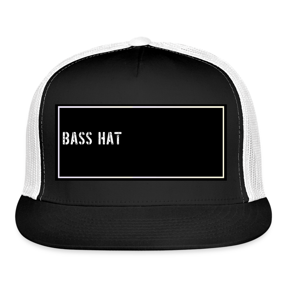 Funny Fishing Trucker Cap - black/white