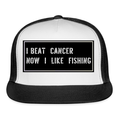 Funny Fish Hat - white/black