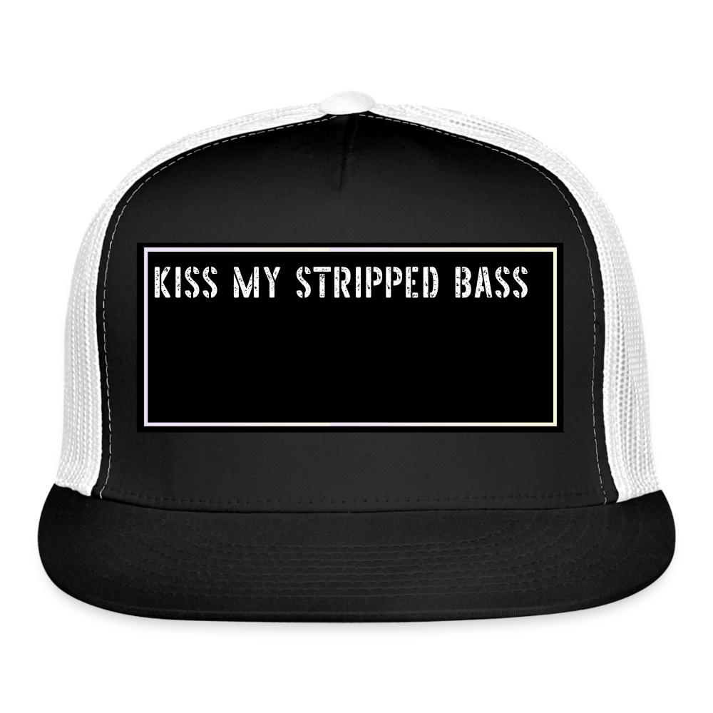 Fish Hat Funny - black/white