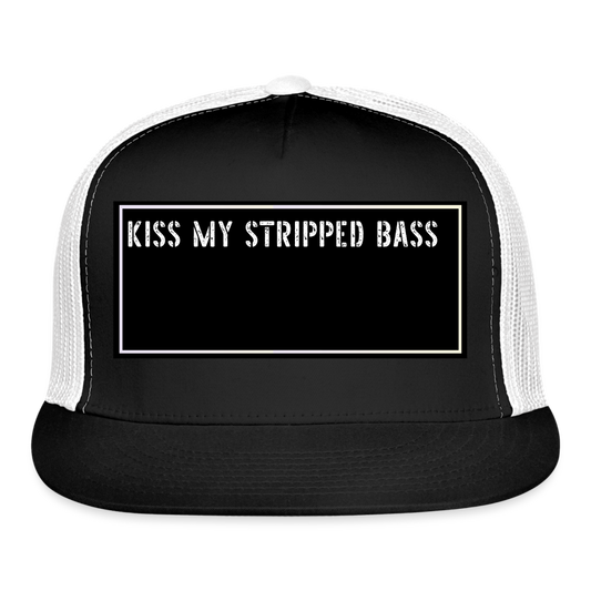 Fish Hat Funny - black/white
