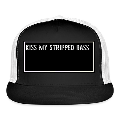 Fish Hat Funny - black/white