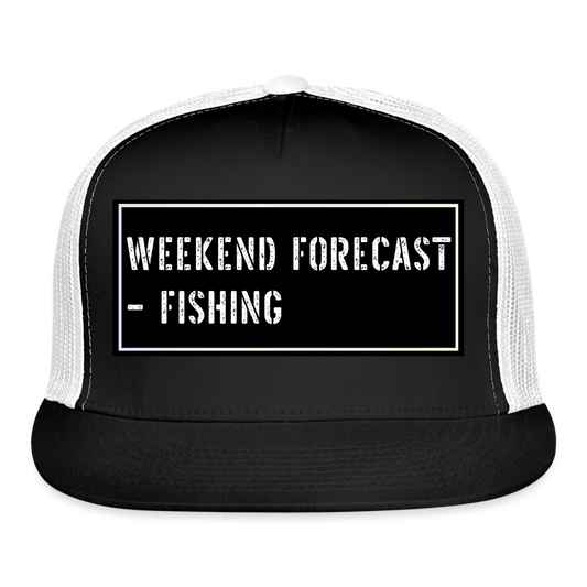 Fishing Hat Funny - black/white
