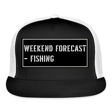 Fishing Hat Funny - black/white