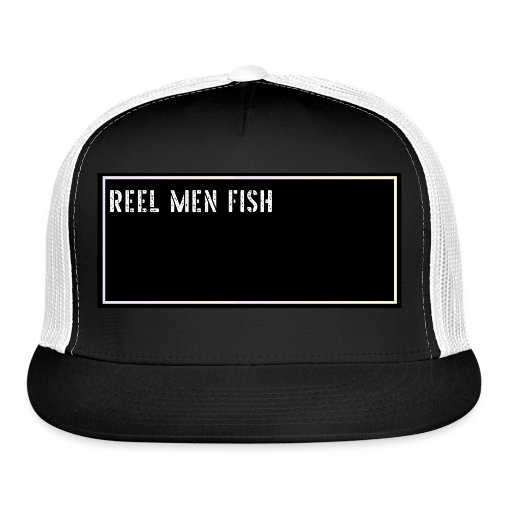 Funny Fishing Cap - black/white