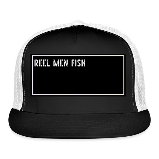 Funny Fishing Cap - black/white