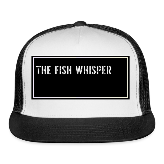 Funny Fish Hat - white/black