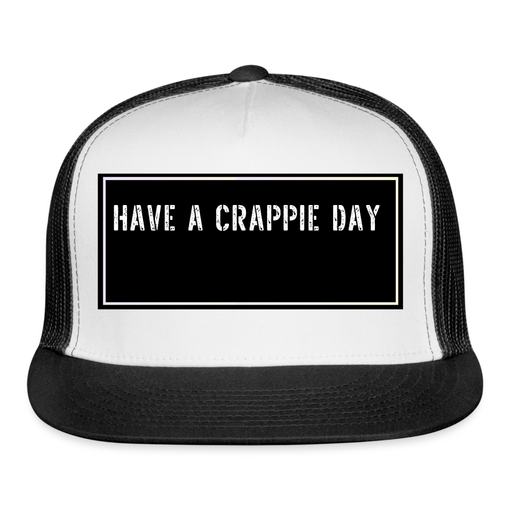 Funny Fish Hat - white/black
