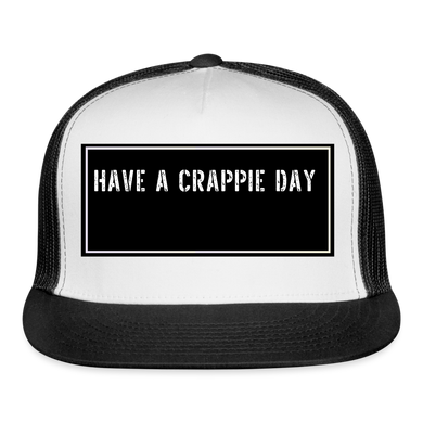 Funny Fish Hat - white/black