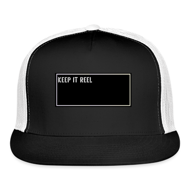 Fishing Cap Funny - Keep it reel - black/white