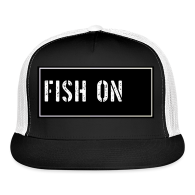 Funny Fishing Cap - black/white