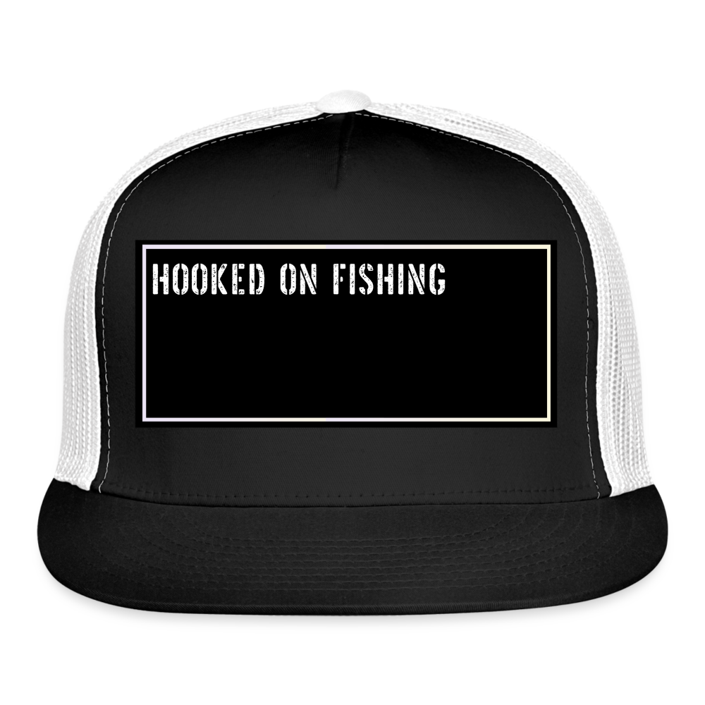 Fishing Cap Funny - black/white
