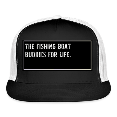 Fish Hat Funny - black/white