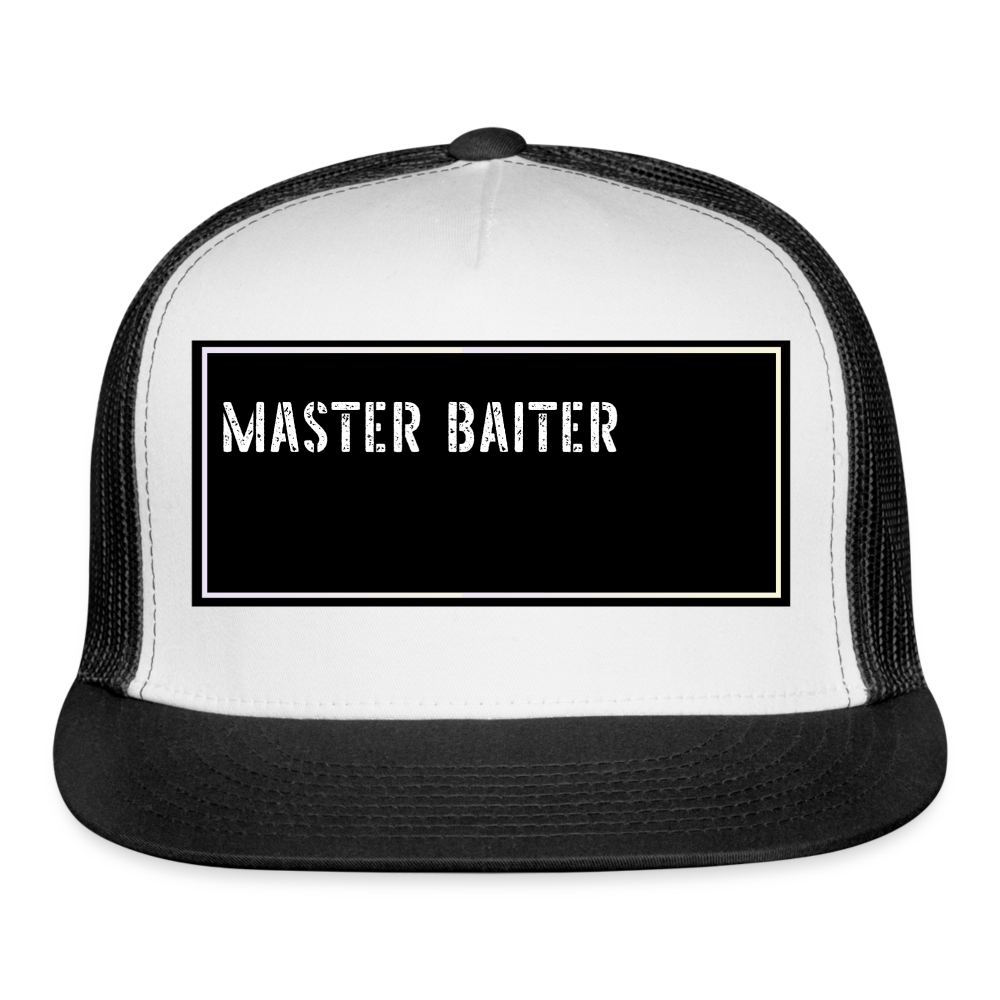 Fishing Hat Funny - white/black
