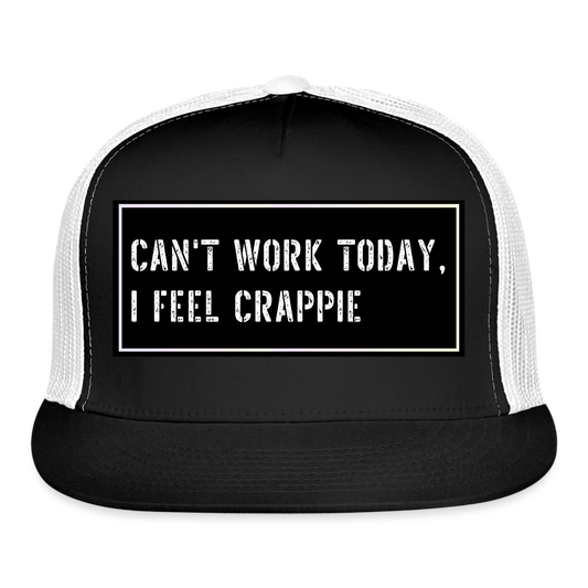 Fishing Hat Funny - black/white