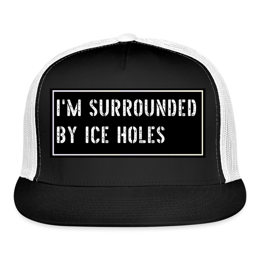 Fishing Hat Funny - black/white