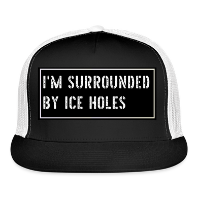 Fishing Hat Funny - black/white