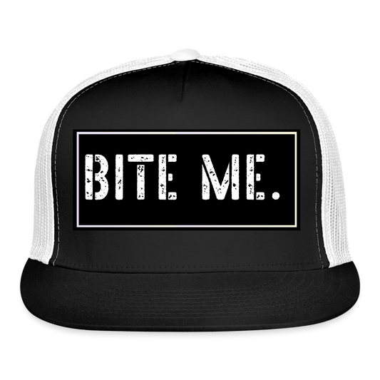 Fishing Hat Funny - black/white