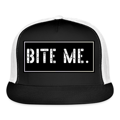 Fishing Hat Funny - black/white