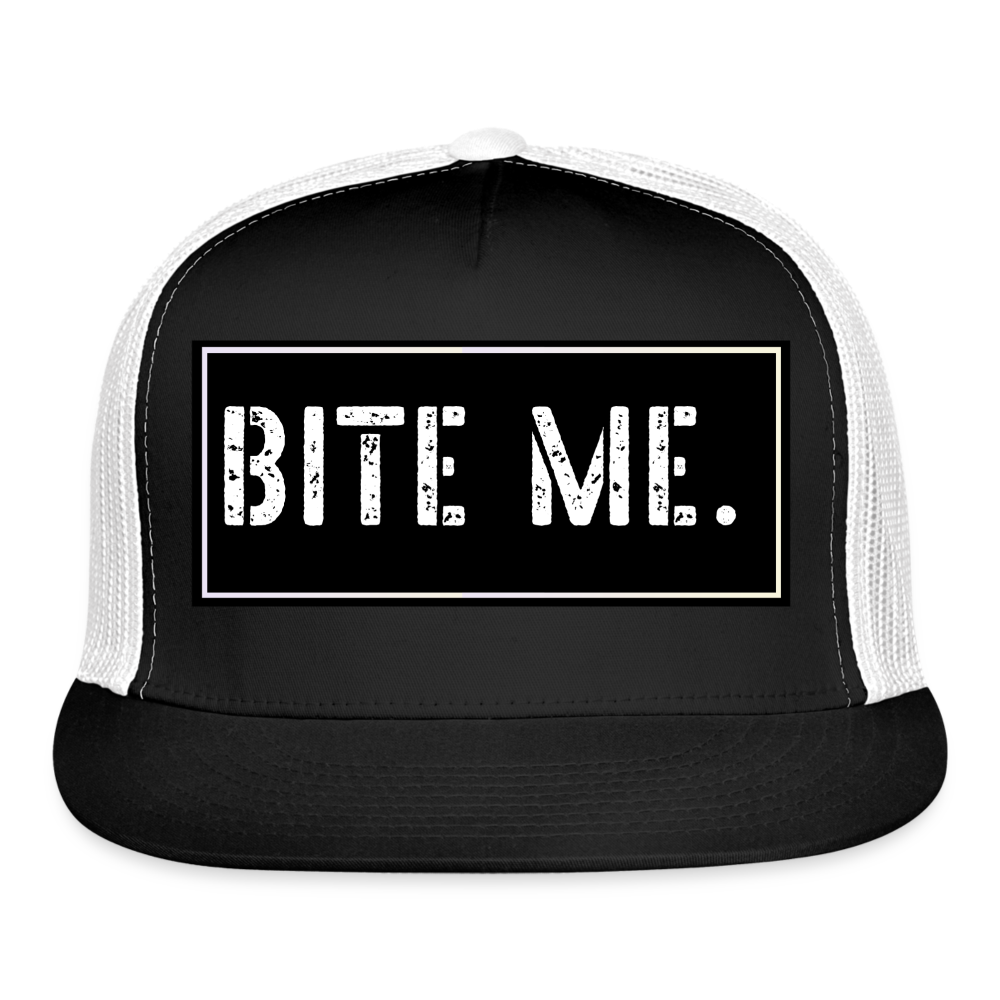 Fishing Hat Funny - black/white