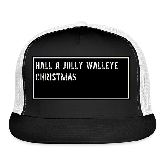 Funny Fishing Cap - black/white