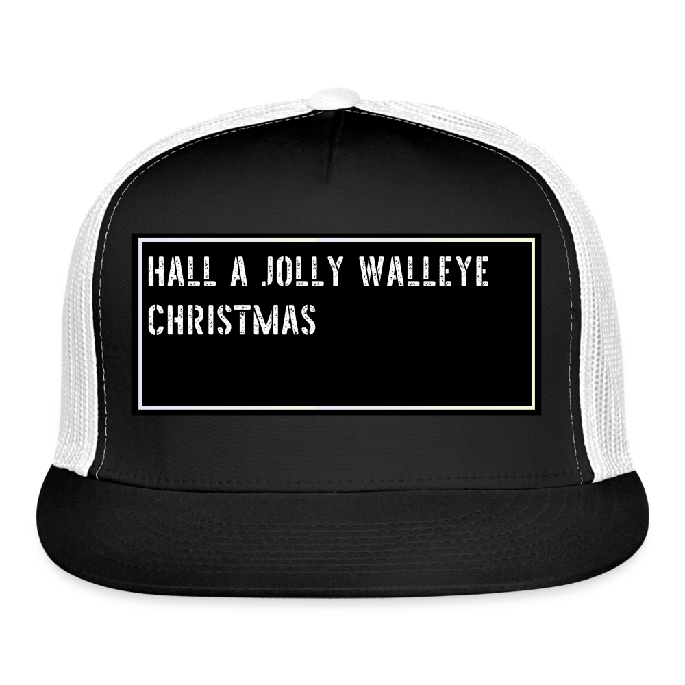 Funny Fishing Cap - black/white