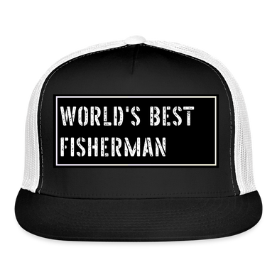 Fishing Cap Funny - black/white