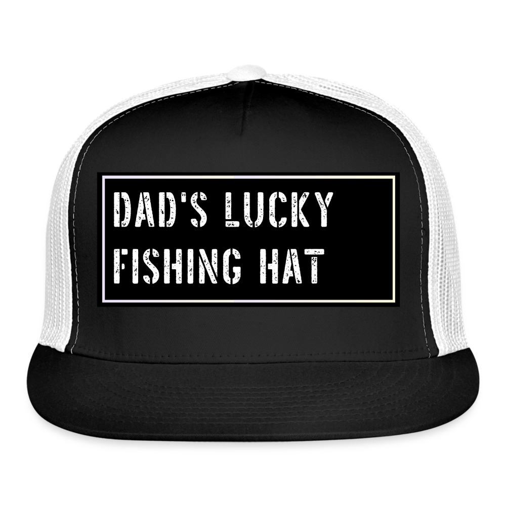 Fishing Hat Funny - black/white