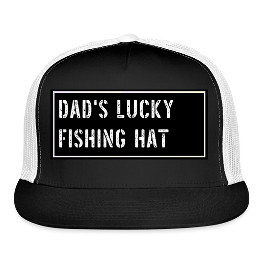 Fishing Hat Funny - black/white