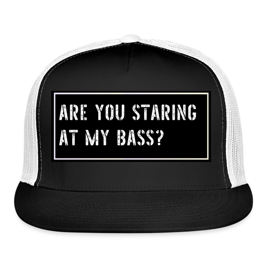 Fishing Hat Funny - black/white