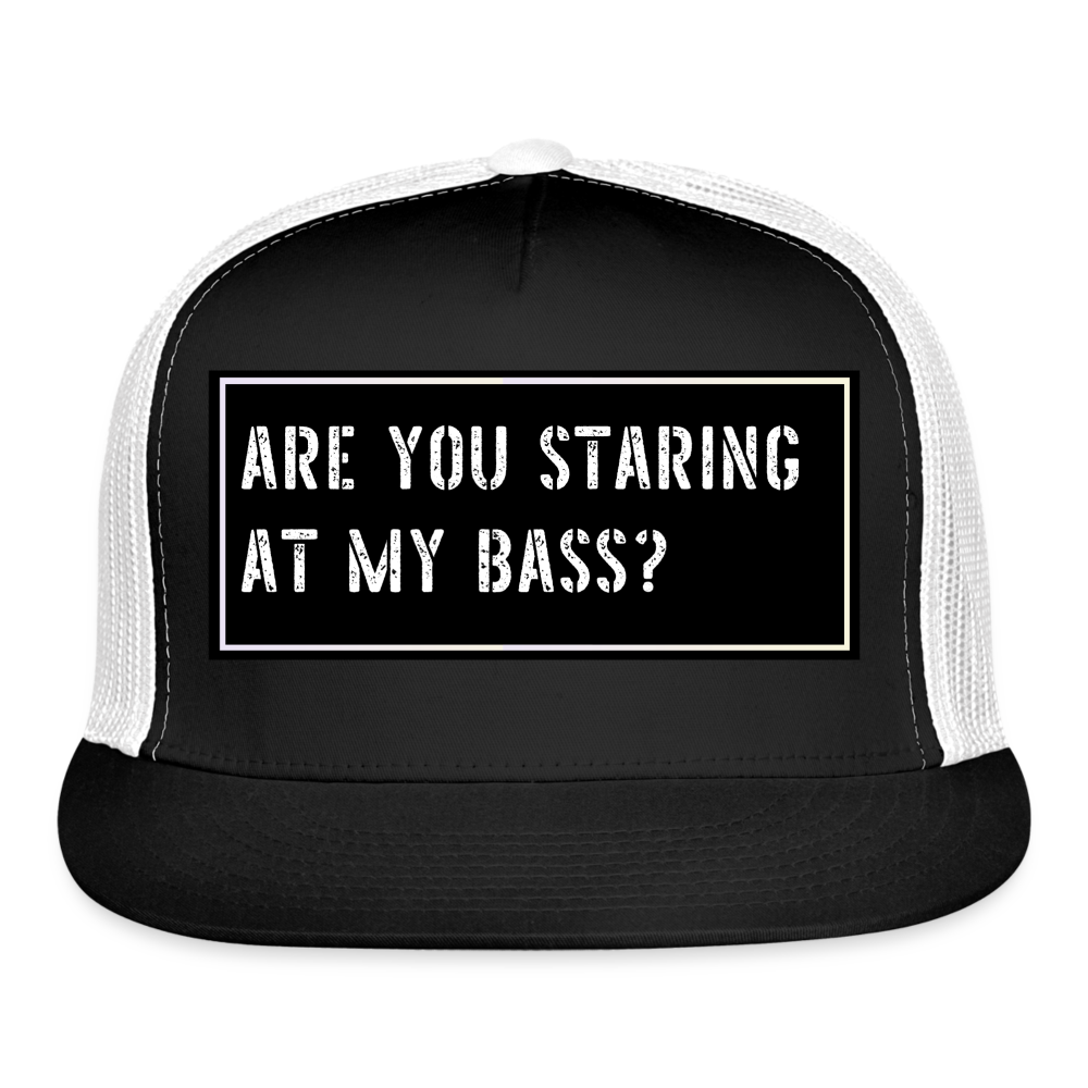 Fishing Hat Funny - black/white
