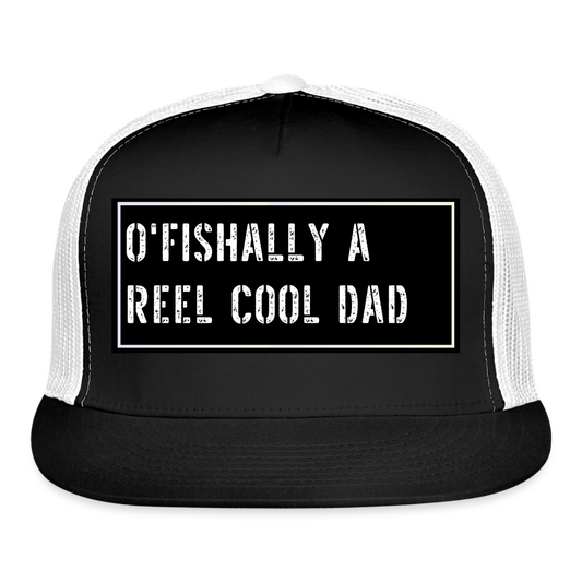 Fishing Hat Funny - black/white