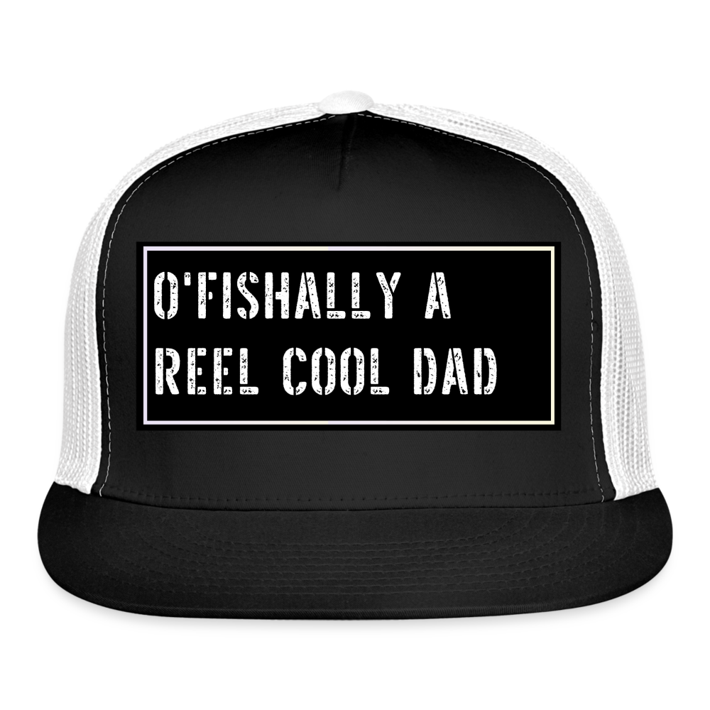 Fishing Hat Funny - black/white